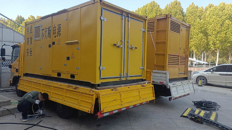 延安柴油发电机组和UPS电源配合使用时的注意事项